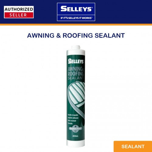 Selleys Awning & Roofing Sealant 400ml - Black/Grey